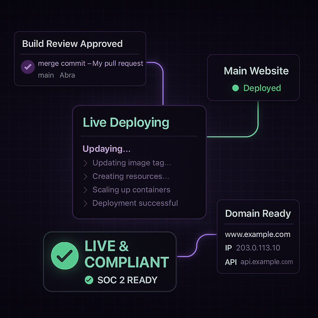 Live deployment view